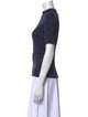 3.1 Phillip Lim Mock Neck Short Sleeve Top