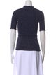 3.1 Phillip Lim Mock Neck Short Sleeve Top