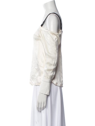 3.1 Phillip Lim Silk Square Neckline Blouse