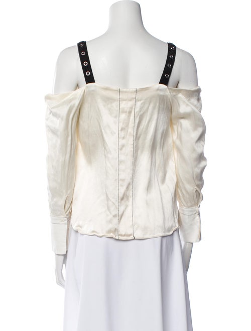 3.1 Phillip Lim Silk Square Neckline Blouse