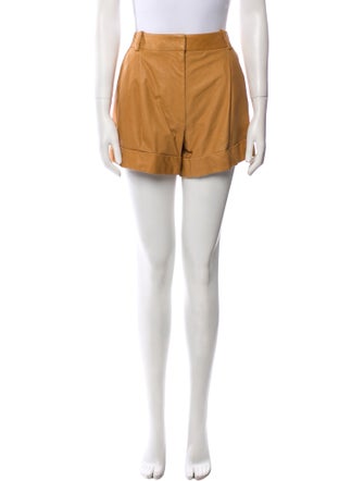 3.1 Phillip Lim Leather Mini Shorts