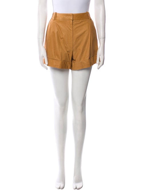 3.1 Phillip Lim Leather Mini Shorts