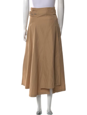 3.1 Phillip Lim Pleated Accents Midi Length Skirt