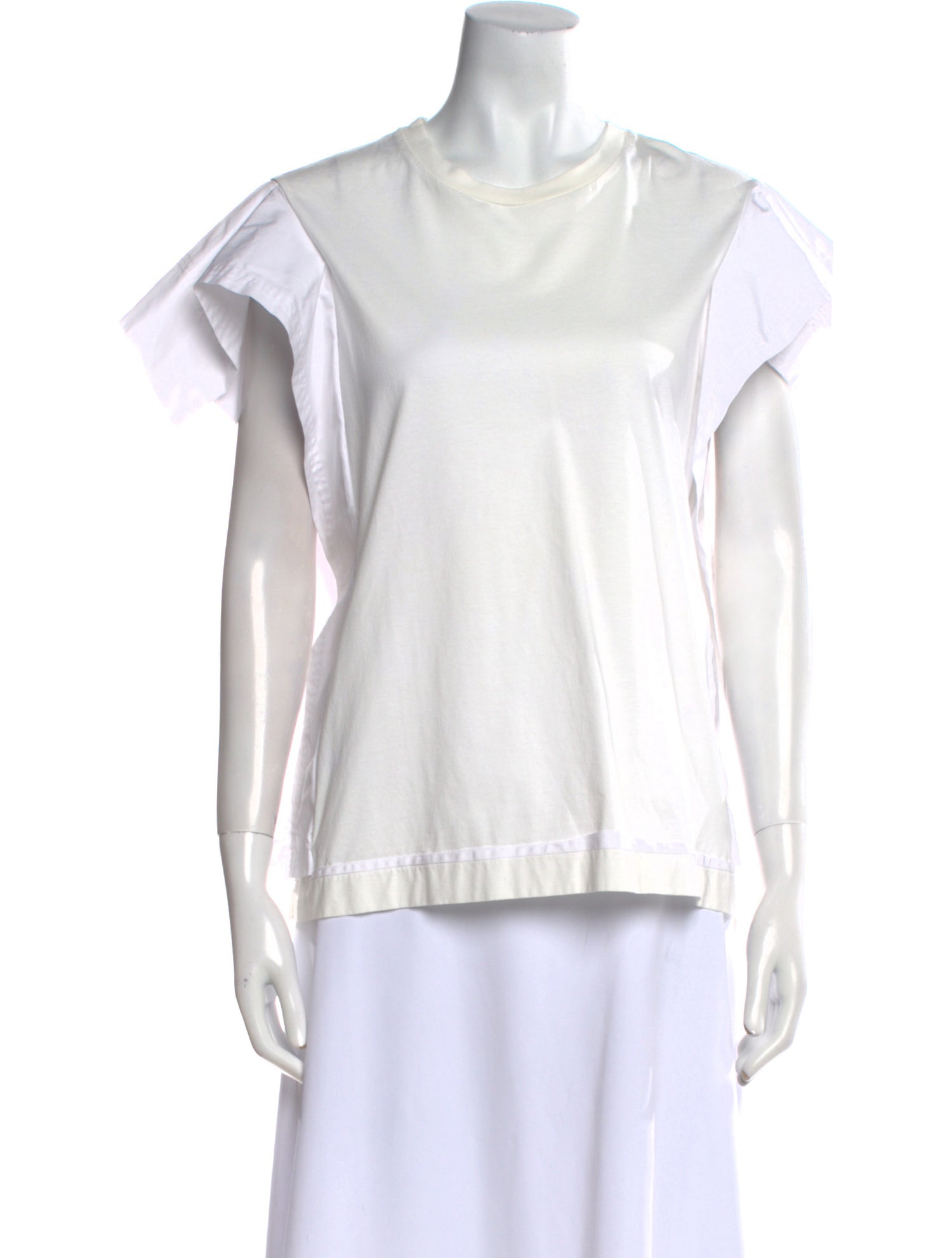 3.1 Phillip Lim Scoop Neck Short Sleeve T-Shirt