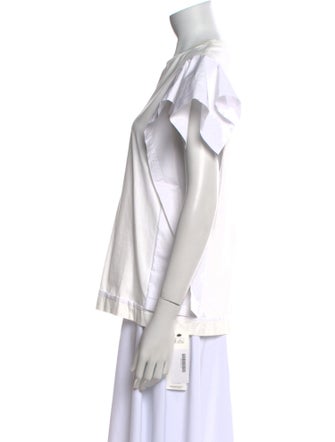 3.1 Phillip Lim Scoop Neck Short Sleeve T-Shirt