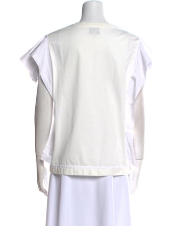 3.1 Phillip Lim Scoop Neck Short Sleeve T-Shirt