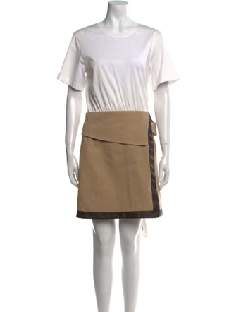 3.1 Phillip Lim Colorblock Pattern Mini Dress