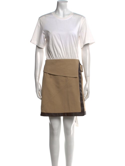 3.1 Phillip Lim Colorblock Pattern Mini Dress