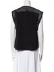 3.1 Phillip Lim Silk Crew Neck Crop Top