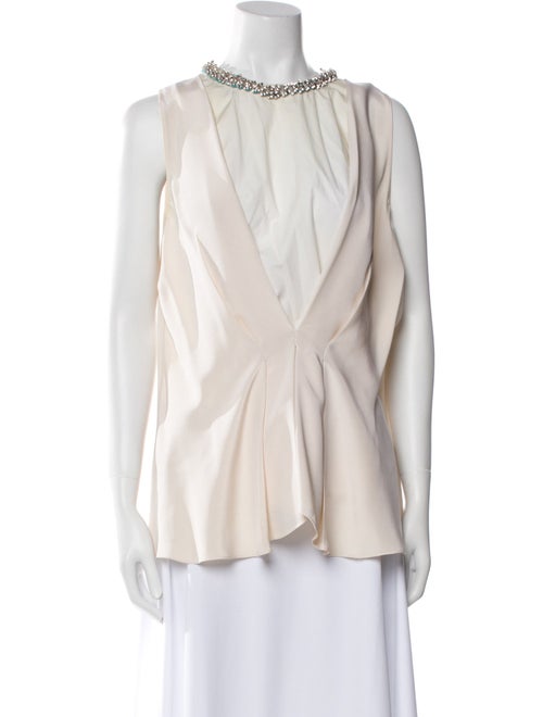 3.1 Phillip Lim Silk Crew Neck Blouse
