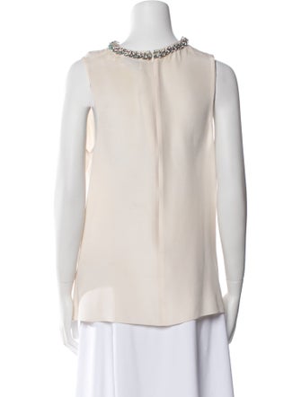 3.1 Phillip Lim Silk Crew Neck Blouse