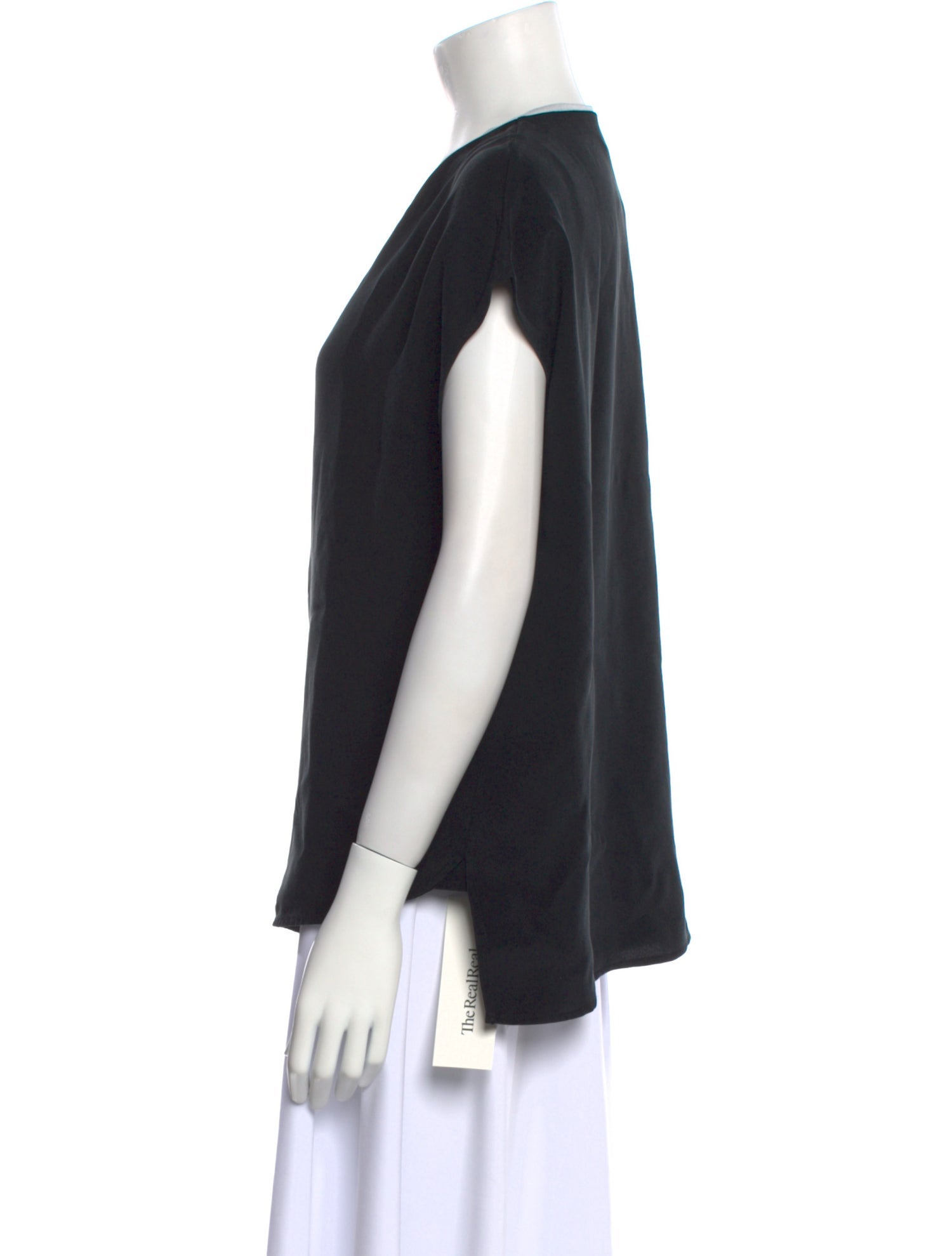 3.1 Phillip Lim Silk V-Neck T-Shirt