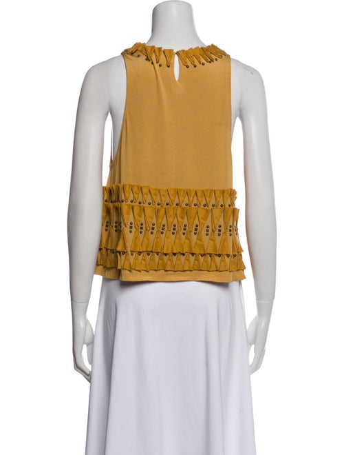 3.1 Phillip Lim Printed Scoop Neck Top