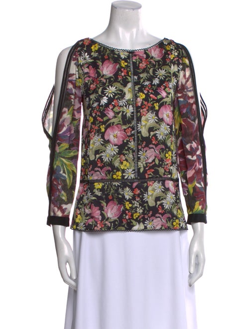 3.1 Phillip Lim Silk Floral Print Blouse