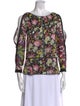 3.1 Phillip Lim Silk Floral Print Blouse