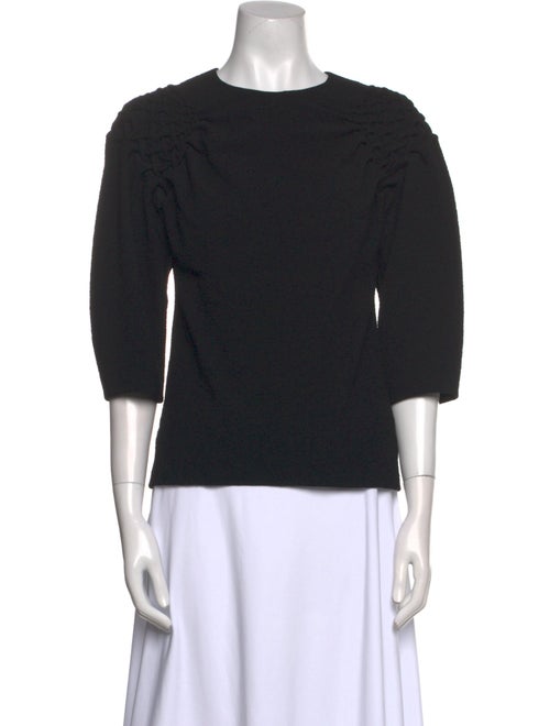 3.1 Phillip Lim Crew Neck Three-Quarter Sleeve Top