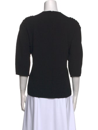 3.1 Phillip Lim Crew Neck Three-Quarter Sleeve Top