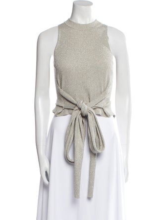 3.1 Phillip Lim Printed Crew Neck Top