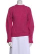 3.1 Phillip Lim Mock Neck Long Sleeve Sweatshirt