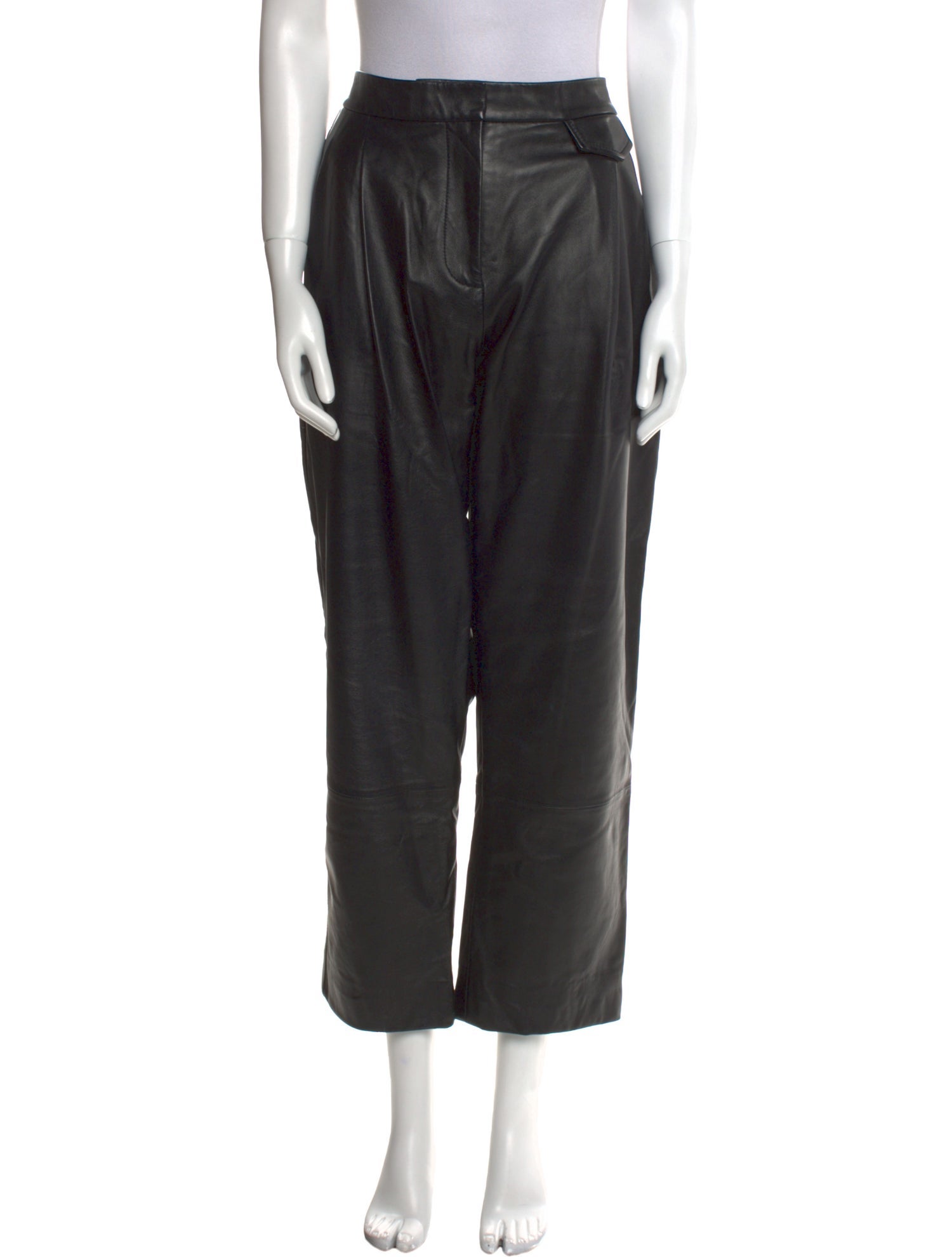 3.1 Phillip Lim Lambskin Straight Leg Pants