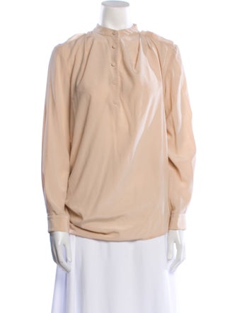 3.1 Phillip Lim Silk Mock Neck Blouse