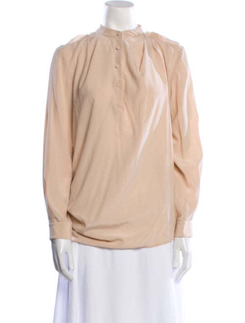 3.1 Phillip Lim Silk Mock Neck Blouse