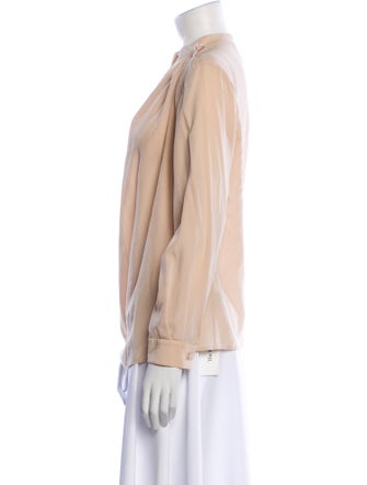 3.1 Phillip Lim Silk Mock Neck Blouse