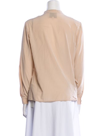3.1 Phillip Lim Silk Mock Neck Blouse
