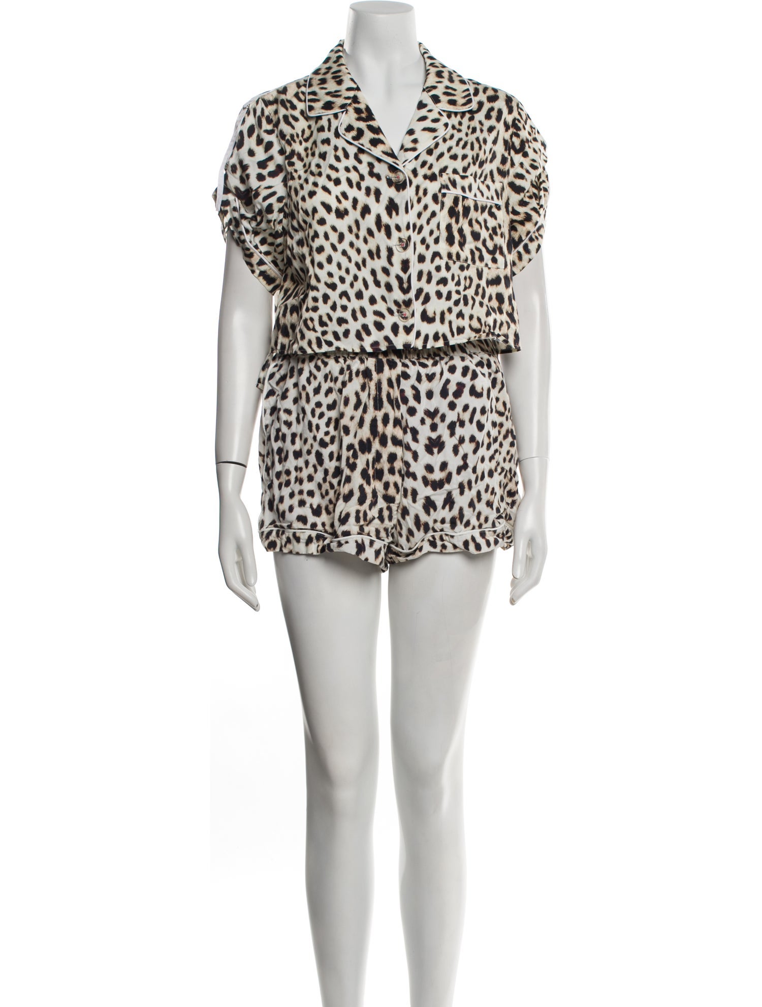 3.1 Phillip Lim Animal Print Short Set