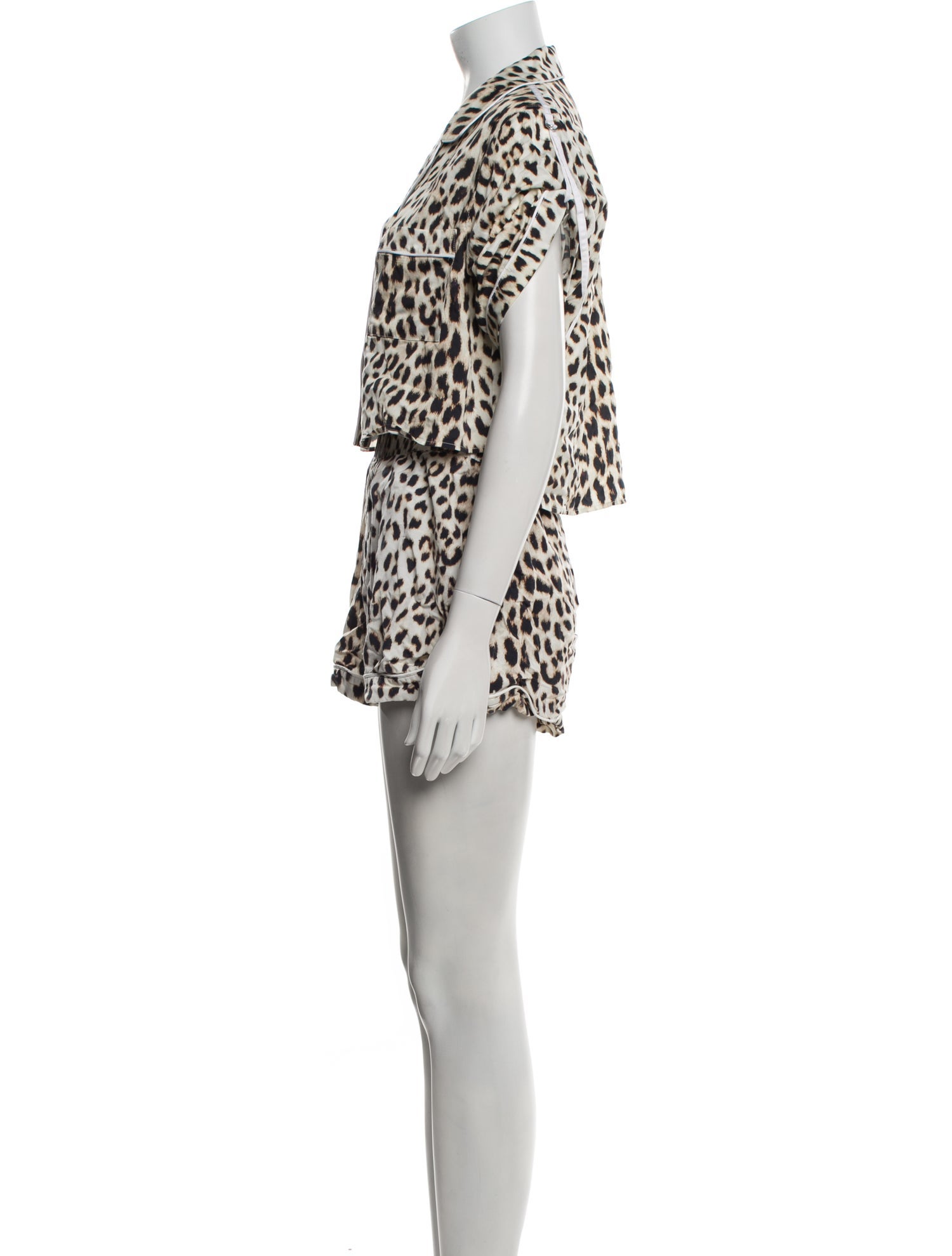 3.1 Phillip Lim Animal Print Short Set