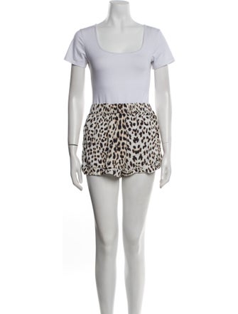 3.1 Phillip Lim Animal Print Short Set
