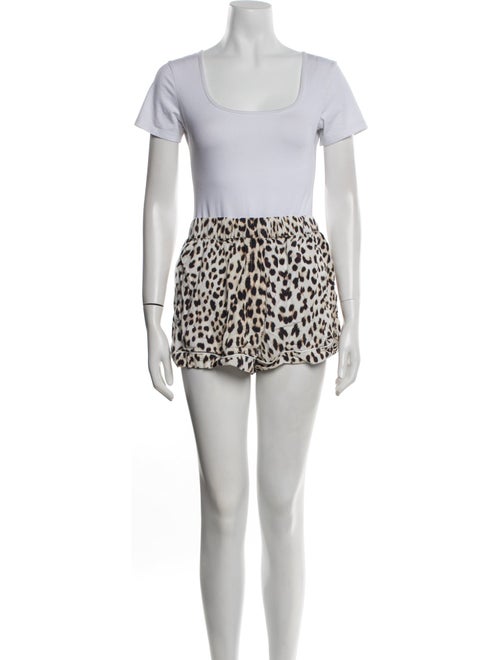 3.1 Phillip Lim Animal Print Short Set