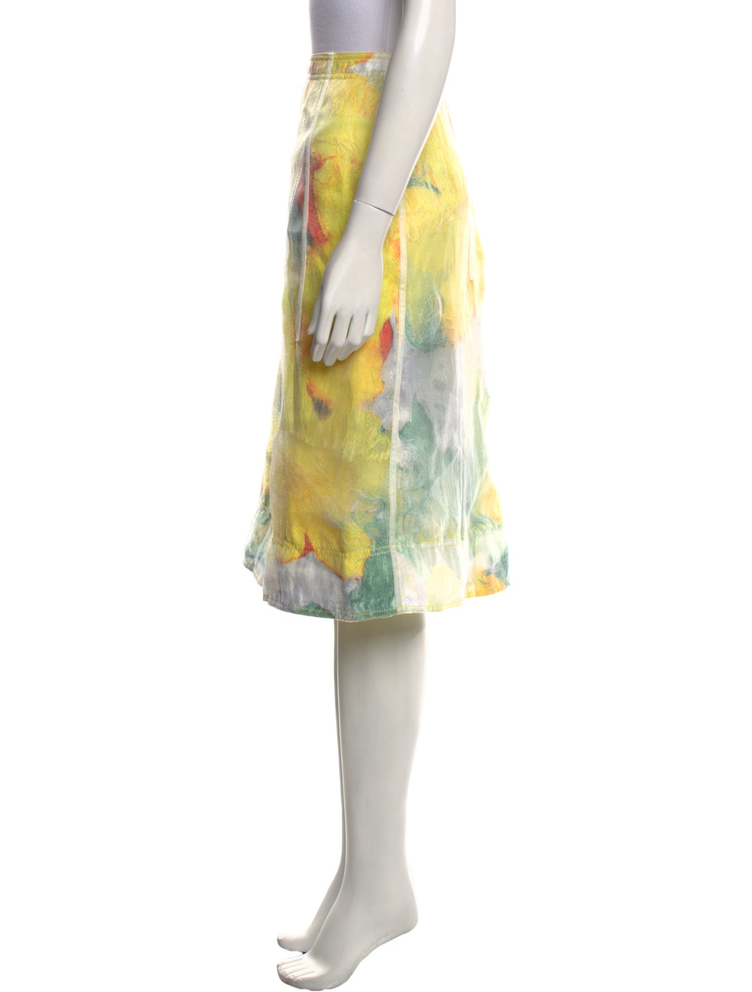 3.1 Phillip Lim Tie-Dye Print Knee-Length Skirt w/ Tags