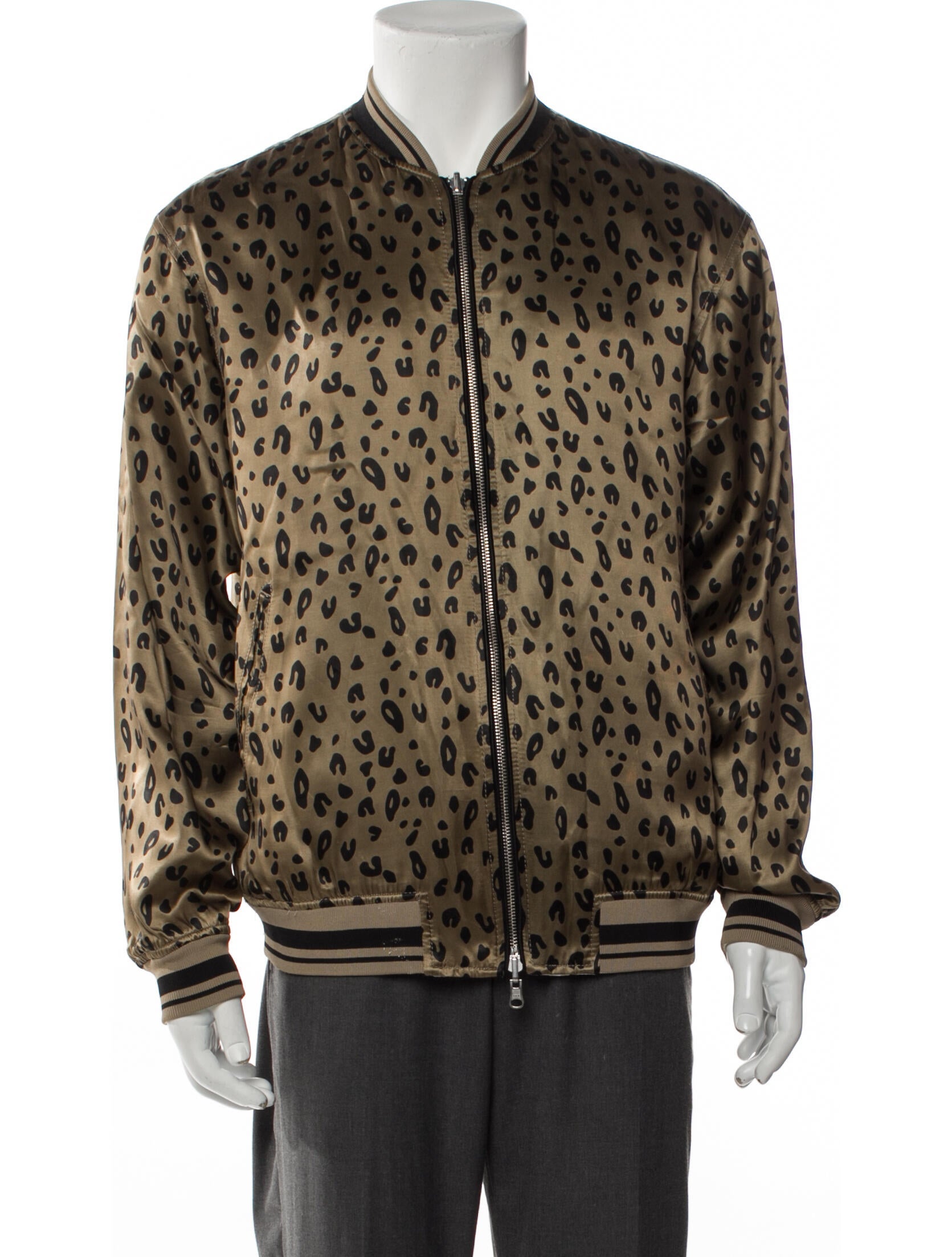 3.1 Phillip Lim Animal Print Bomber Jacket