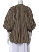 3.1 Phillip Lim Striped V-Neck Blouse