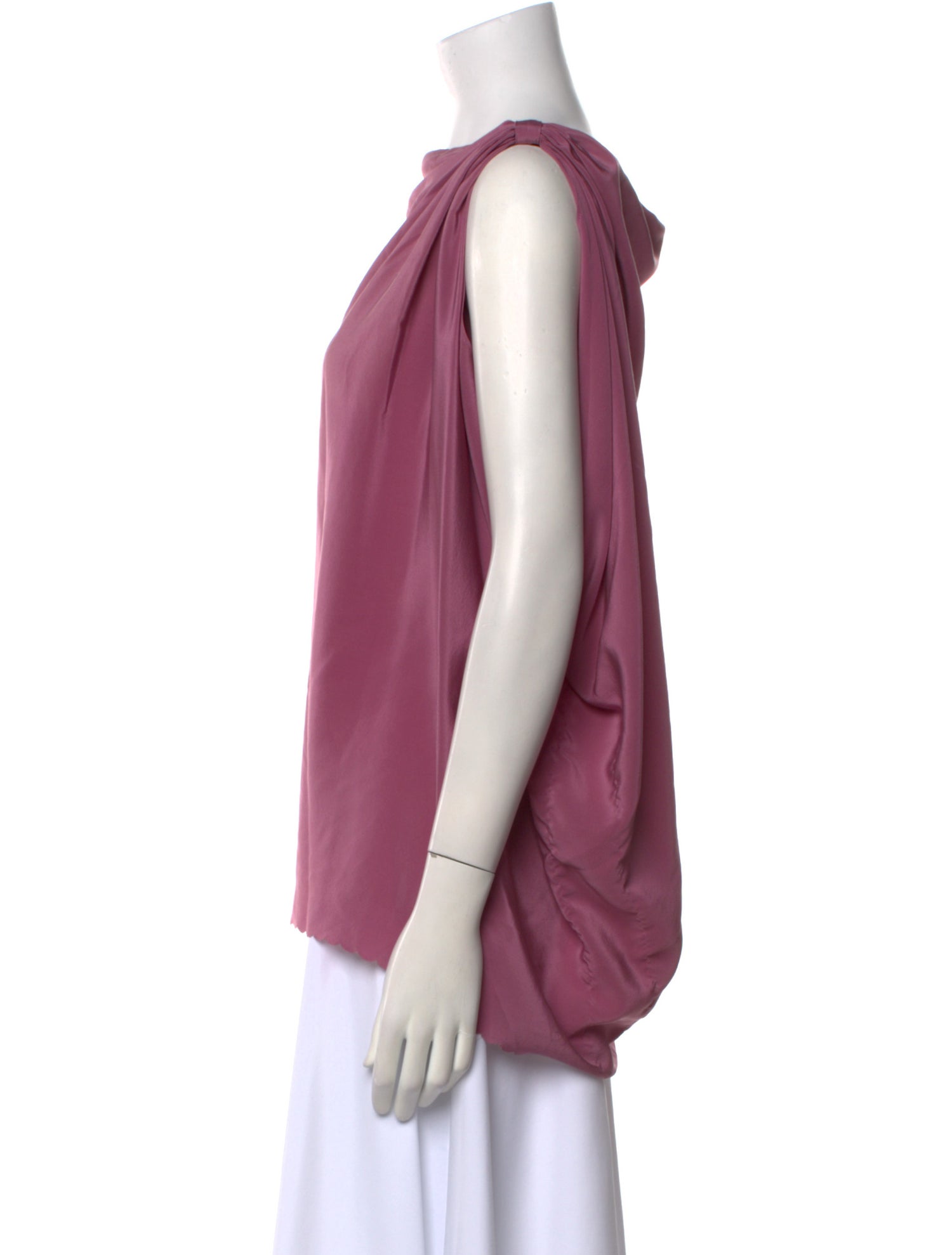 3.1 Phillip Lim Silk Bateau Neckline Blouse