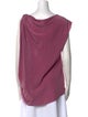 3.1 Phillip Lim Silk Bateau Neckline Blouse