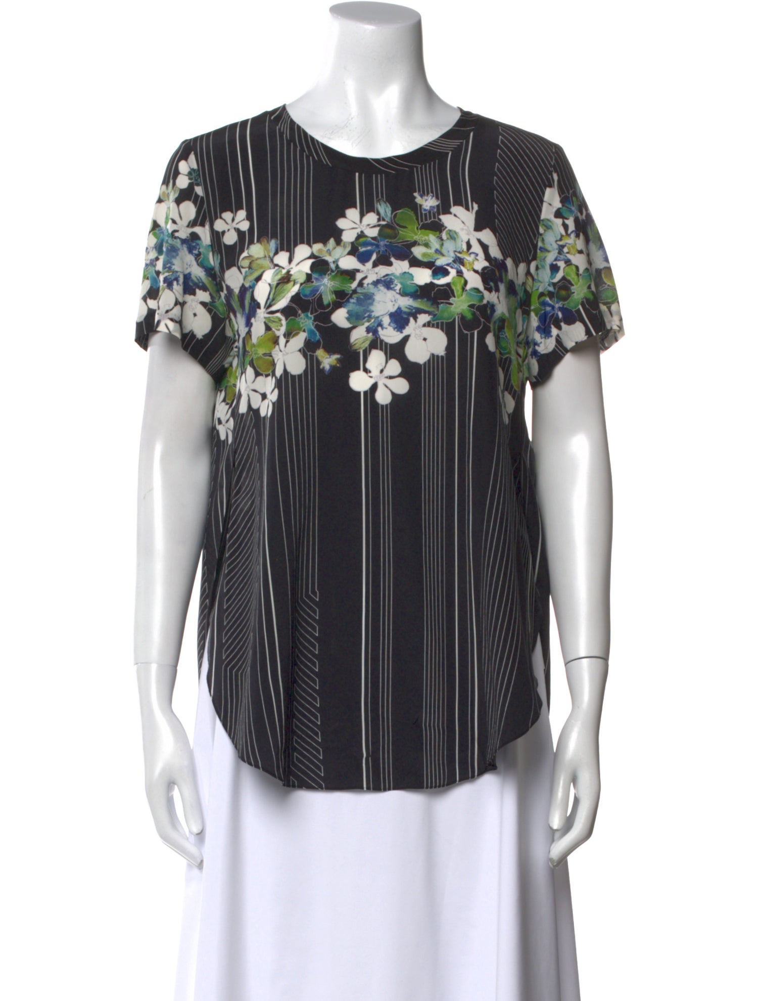 3.1 Phillip Lim Silk Printed Blouse