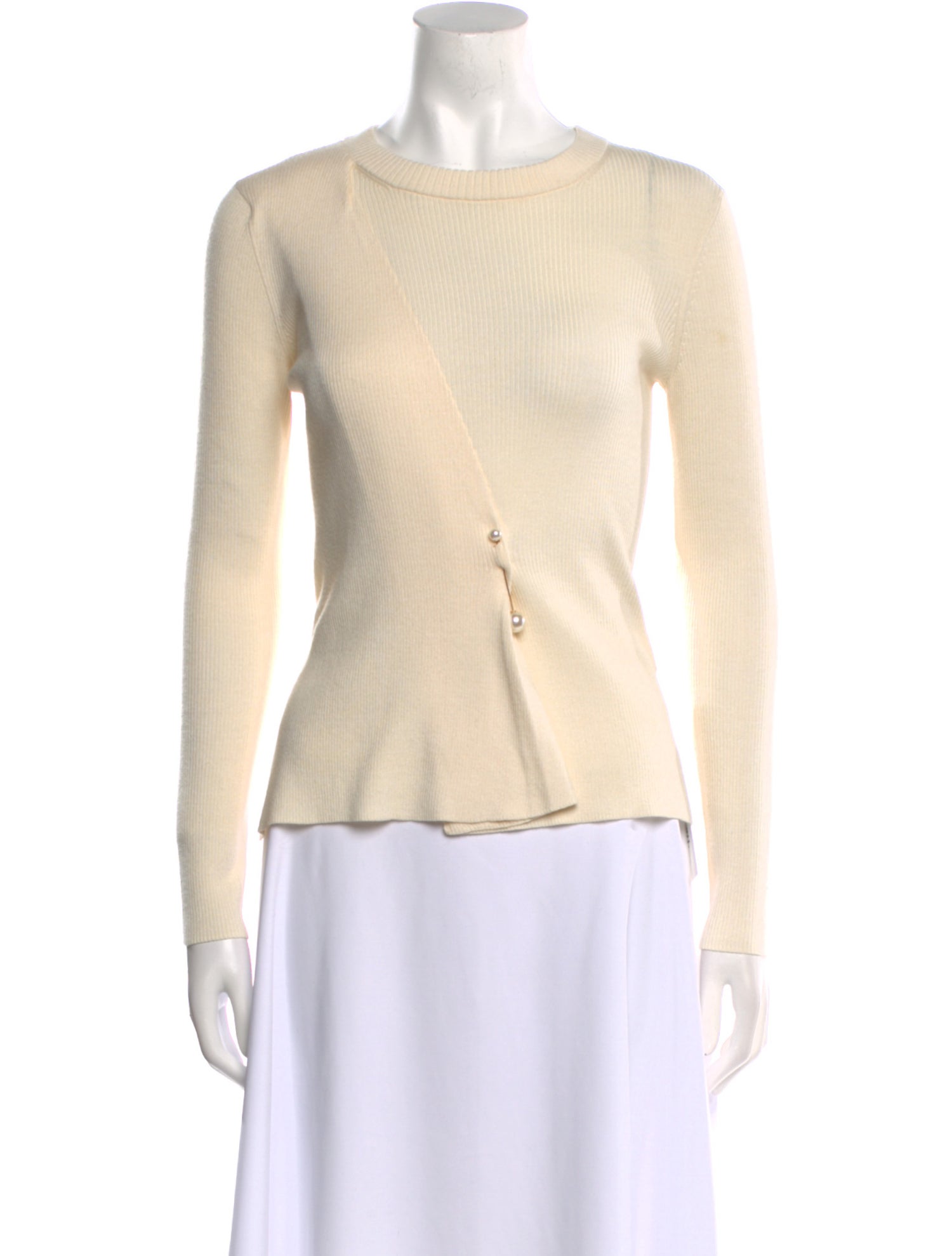 3.1 Phillip Lim Crew Neck Long Sleeve Top