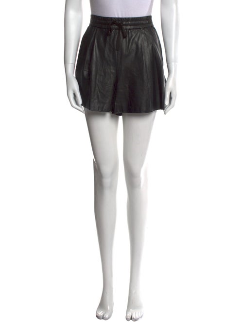 3.1 Phillip Lim Lamb Leather Mini Shorts