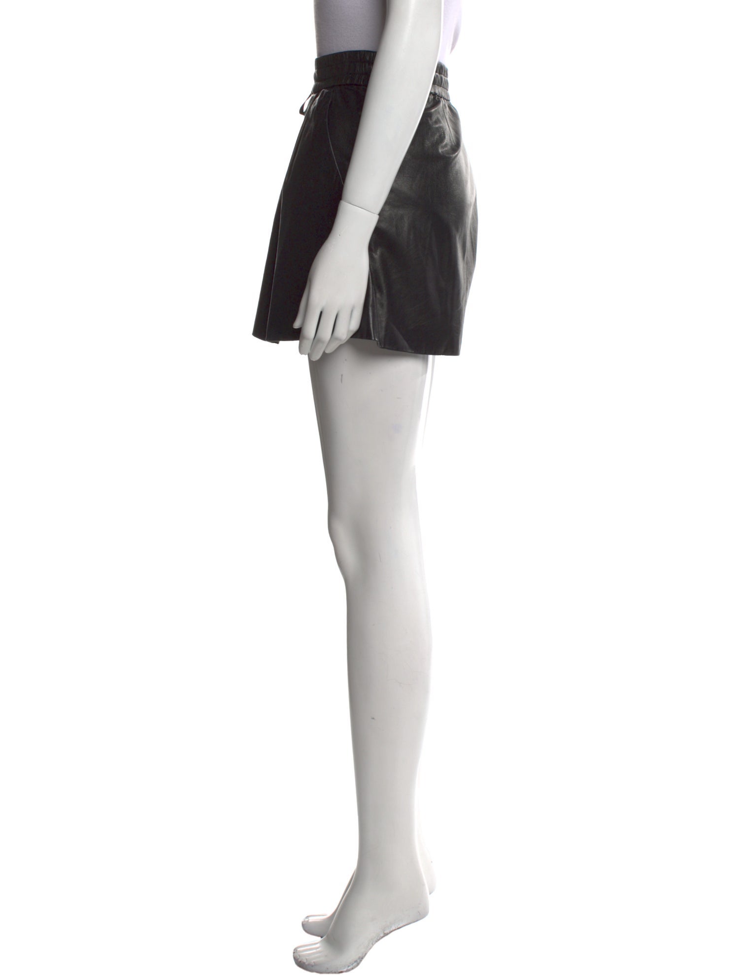 3.1 Phillip Lim Lamb Leather Mini Shorts