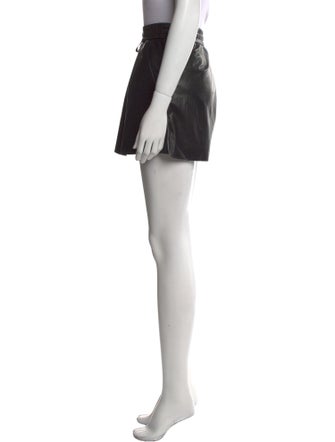 3.1 Phillip Lim Lamb Leather Mini Shorts