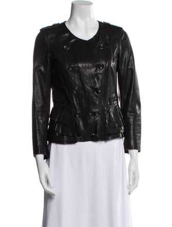 3.1 Phillip Lim Lamb Leather Biker Jacket