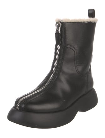 3.1 Phillip Lim Leather Snow Boots