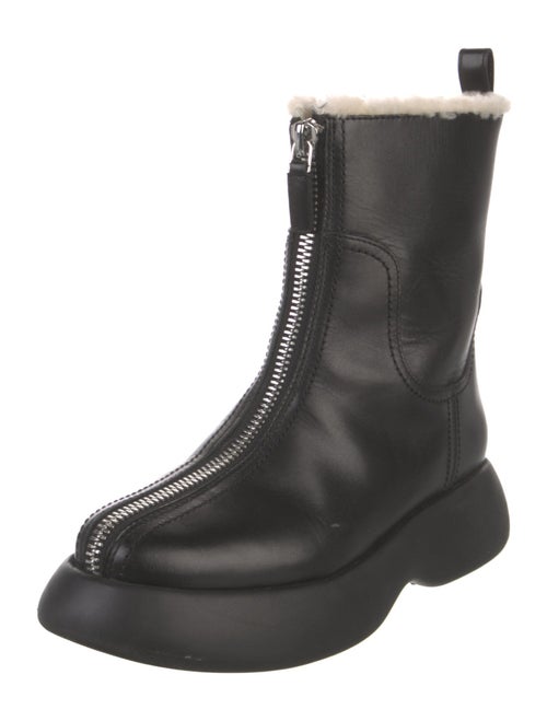 3.1 Phillip Lim Leather Snow Boots