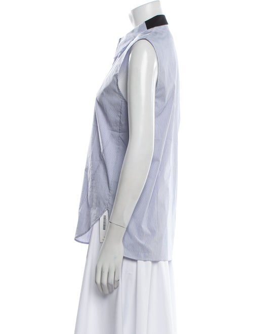 3.1 Phillip Lim Striped Sleeveless Button-Up Top