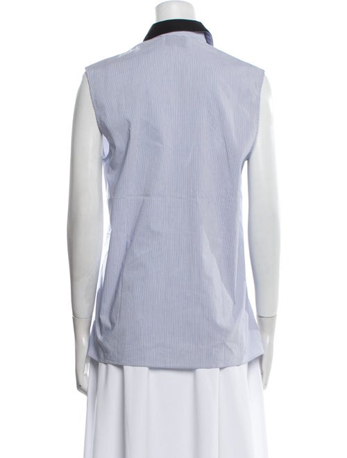 3.1 Phillip Lim Striped Sleeveless Button-Up Top