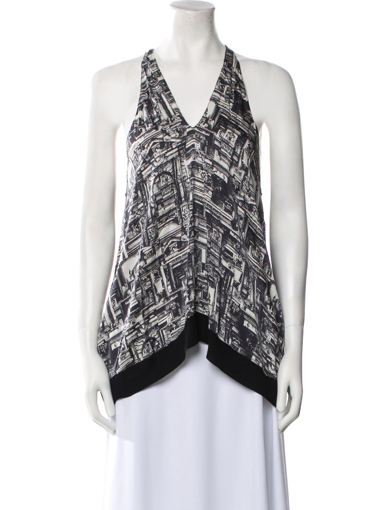 3.1 Phillip Lim Silk Paisley Print Top