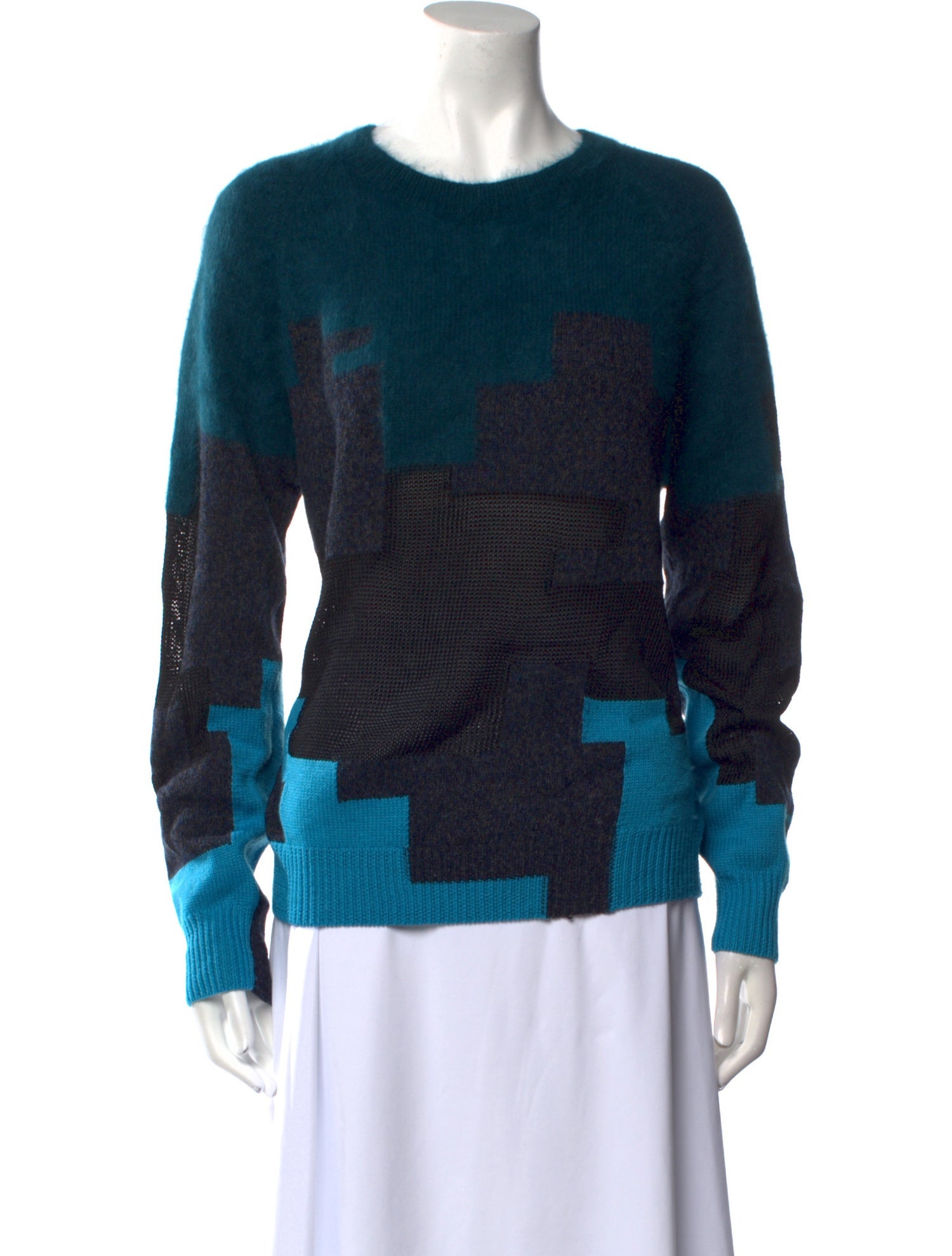 3.1 Phillip Lim Printed Crew Neck Sweater