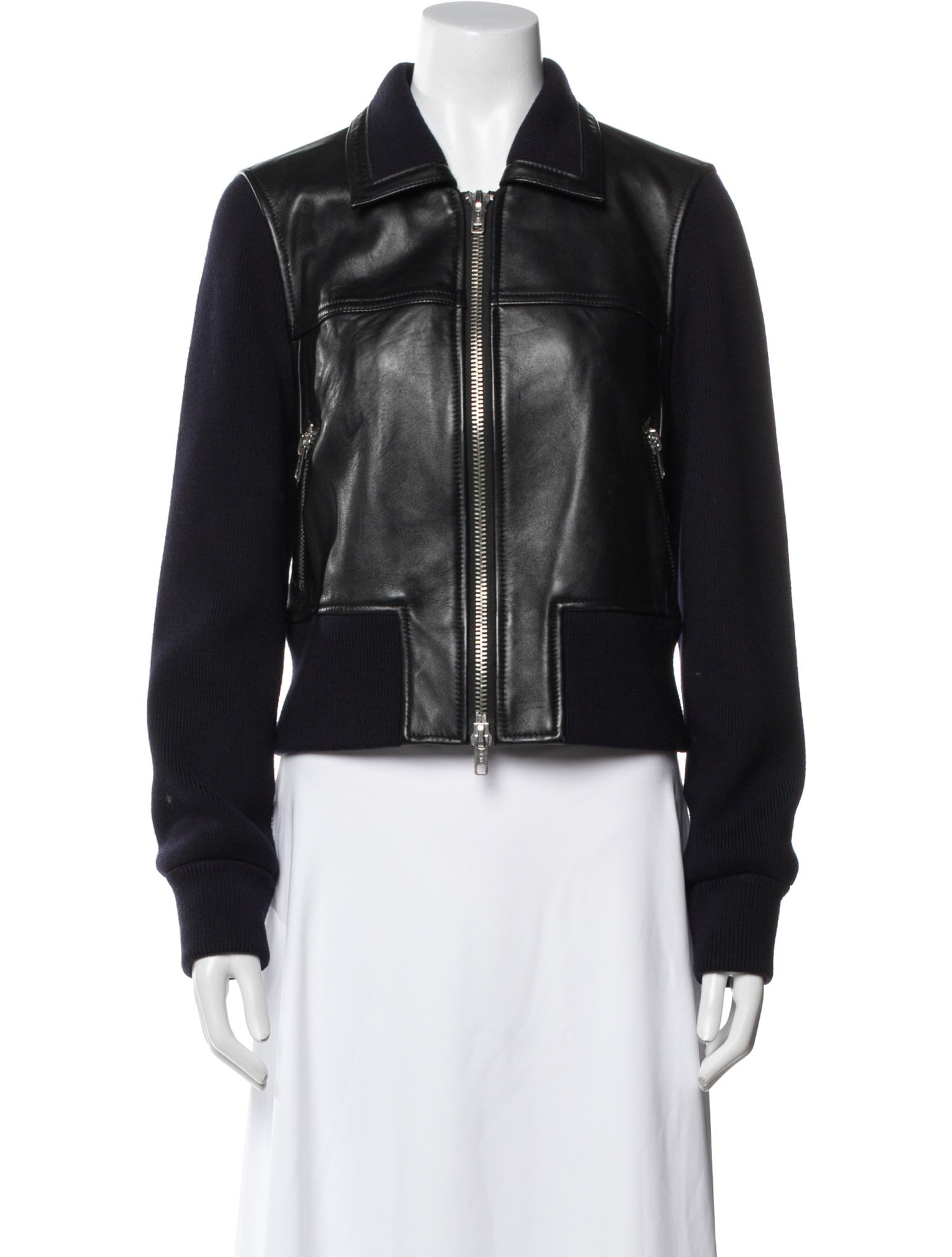3.1 Phillip Lim Lamb Leather Biker Jacket